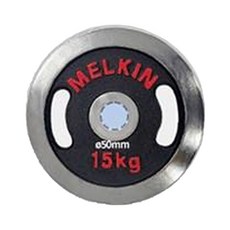 멜킨스포츠 바벨 크롬 원판 50mm 중량 역기 데드리프트 15kg, 혼합색상, 1개
