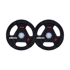 멜킨스포츠 바벨 고무 원판 30mm 경량 역기 데드리프트 2.5kg, 혼합색상, 2개