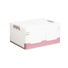 닌샵 투톤 폴딩 박스, 핑크, 1개
