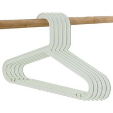 Clair 簡約彩色極簡衣架, 5個, 薄荷綠
