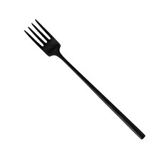 VBC CACA Nero 餐具甜點叉, 黑色的, 1個