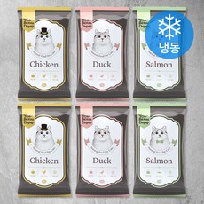 토빈즈 3개월령 이후 고양이 화식사료 버라이어티팩 3종 냉동 세트, 2세트, 50g