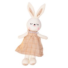 兔子造型抱枕玩偶, 米色