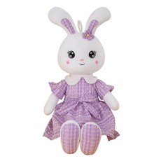 兔子造型抱枕玩偶, 紫色