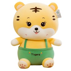 해솔 임인년 호랑이 모찌 안고자는 수면 애착 인형, 그린, 1개