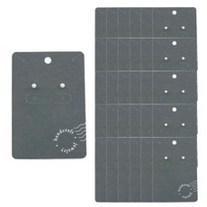 珠寶吊牌 XL, 100個, 炭灰色