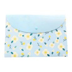 민생득템 PVC A4 플라워 파일, 랜덤발송, 1개