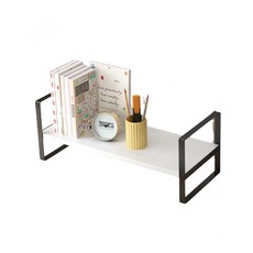 ON THE GOOD 木製小型書架 1層 40cm, 白色