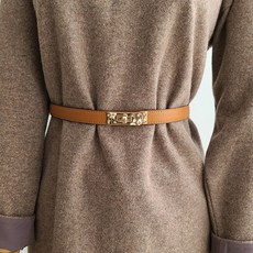 BABISOO Karin 金色扣環細版腰帶