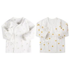 HappyOrganic 嬰兒老虎印花肚衣+小羊印花肚衣