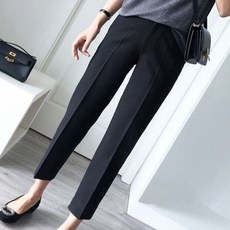 Enfrang孕婦簡約孕晚期休閒褲