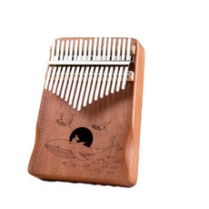 Kroalight拇指琴 17音 2 深棕色