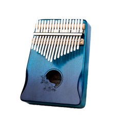 Kroalight拇指琴 17音 4 藍色