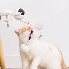 Redpuppy 貓機動機器人觸摸球玩具, 白色的, 單品