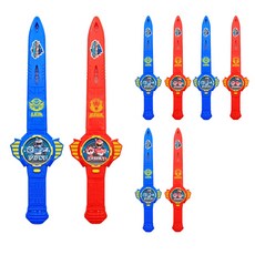 미니특공대 특공 미니검 2종 x 4p 세트, 혼합색상, 1개