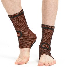 리치덕 발목 지지 보호대 세트 오렌지, 1세트