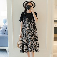 印花孕婦裝