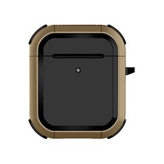 泰德羅市集 Apple AirPods 1 / 2 硬殼保護套, 棕色, 單一商品