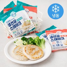 랭킹수산 프로틴 생선살 스테이크 오리지널 100g x 4팩 + 고추맛 100g x 3팩 (냉동), 1세트