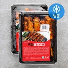 쿡생 직화용 불닭꼬치 5개입 (냉동), 2봉, 200g
