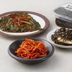 김수미그때그맛 톳장아찌 100g + 진미채볶음 80g + 생깻잎무침100g, 1세트
