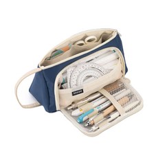 ANGOO Life Gear 多用途筆袋 鉛筆盒, 1個, 藍色