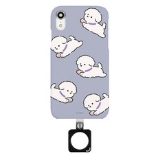 유스픽 왕왕 귀여워 스퀘어링 하드 휴대폰 케이스