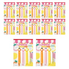 ibis 水果好朋友 鉛筆蓋, 12套, 柳橙+草莓+檸檬