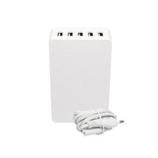 솔탑 USB 5포트 DC 5V 6.5A 어댑터 멀티 충전기, 1개