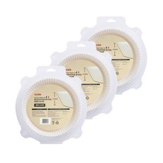 생활을그리다 에어프라이어 종이호일 깔끔한 접시형 16cm 중형 60매, 3개