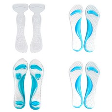 FOOTINSOLE.COM 附著型高跟鞋矽膠氣墊 3對+一體式高跟鞋墊