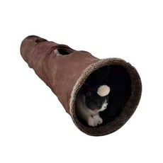 PETCA 貓用超大型躲藏隧道屋, 棕色, 1個