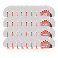 雪花貼紙, 100個, 混合顏色