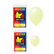 JOYTEX 派對秀馬卡龍氣球 30cm 100入+15cm 100入組, 1套, 黃色