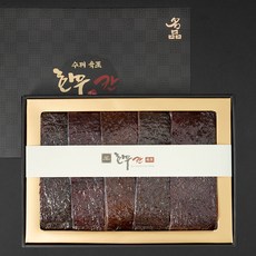 칸육포 프리미엄 수제 한우 육포 선물세트 350g + 쇼핑백, 1세트