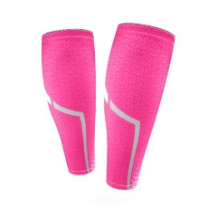 예스몰 축구 종아리 슬리브 정강이 보호대 2p, 로즈핑크