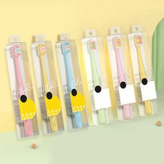 쁘띠마인 가정용 프리미엄 소프트 파스텔 칫솔 6p 세트, 1세트, 6개입