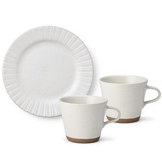 KwangJuYo 貝殼系列咖啡杯3件組, 1套, 白色