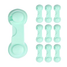 아이끌레 고리형 안전 잠금장치, 민트, 10개