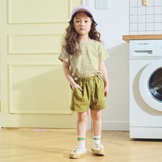 초코엘 아동용 에떼 스트라이프 티셔츠 CUC03TS311