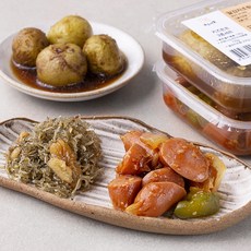 남도애꽃 키즈튼튼반찬 호두멸치볶음 100g + 비엔나 소세지 야채볶음 150g + 알감자조림 200g, 1세트