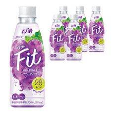 쥬시쿨 더핏 포도, 300ml, 6개