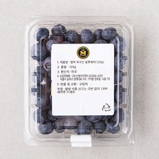 엠팍 미국산 블루베리, 125g, 1개