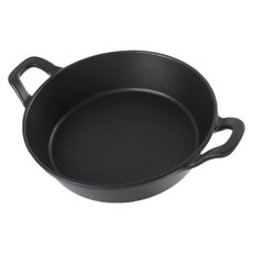 JISPERO IH感應雙耳鑄鐵不沾+琺瑯塗層牛排鍋, 22厘米, 1個