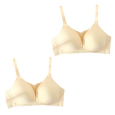 輕薄前扣哺乳內衣 2入