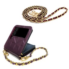 에스엠씨 퀸 체스 가죽 휴대폰 케이스 + 손목 스트랩 + 크로스 롱 스트랩 F721