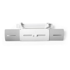 더벨라 길이조절 개폐식 벽걸이 에어컨 윈드가드 에어커튼, 1개, 화이트 + 그레이