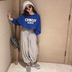 Orenjidamom 女童 CMKUY 短版運動兩件組