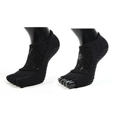 해시그라운드 여성용 레이스 논슬립 요가양말 오픈토 + 유발 + 수면양말 세트