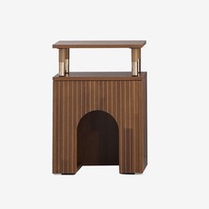 데코퍼니쳐 라바 LED 벽난로 장식장 400 소, 멀바우